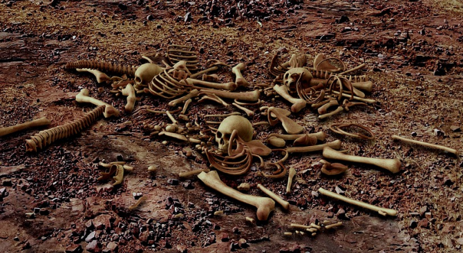 Археолози се натъкнаха на женско погребение в Света гора