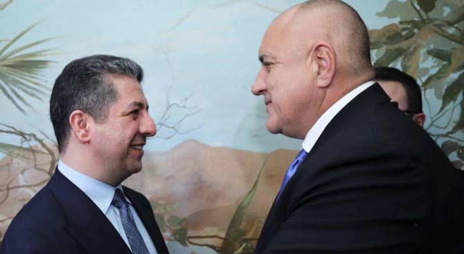 Бойко Борисов се срещна с министър-председателя на автономния иракски район Кюрдистан Масрур Барзани