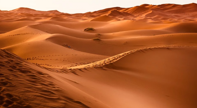  Пясъчните дюни „общуват“ помежду си 