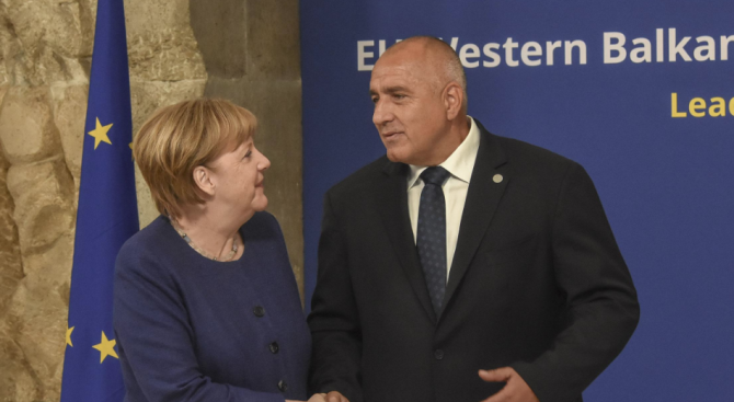 Борисов и Меркел обсъдиха ситуацията с мигрантите и мерките за сигурност 