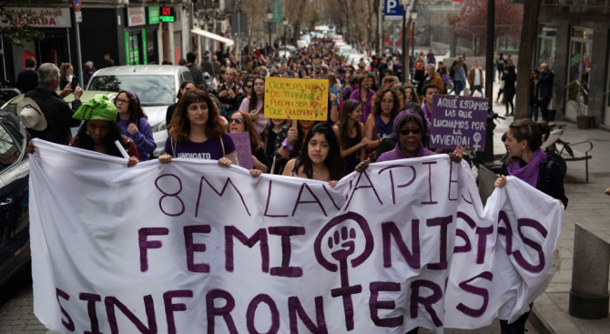 Мащабни протести в Латинска Америка по повод Международния ден на жената