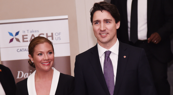 Жената на канадския премиер Джъстин Трюдо със съмнения за коронавирус 