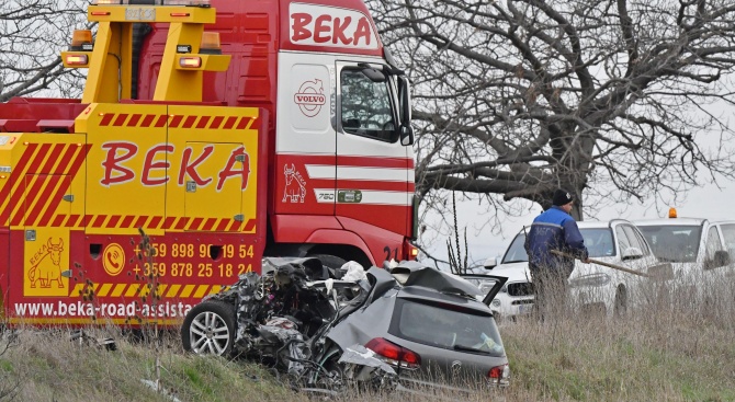 Шофьор загина при челна катастрофа на Околовръстния път край София