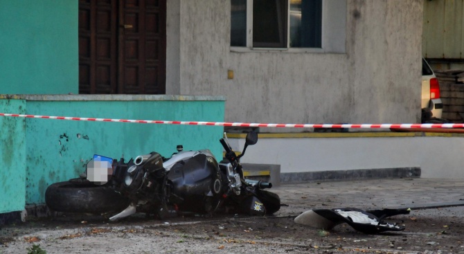 Мъртво пиян мотоциклетист катастрофира край Стара Загора 