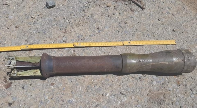 Военни унищожиха невзривен боеприпас, открит в Стралджа