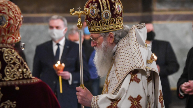  Патриарх Неофит отслужи празничната литургия за Петдесетница в катедралата "Св.Александър Невски"