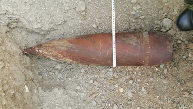 Военнослужещи унищожиха невзривен  боеприпас, открит край Сопот