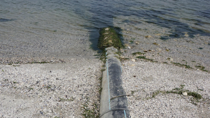 Прокуратурата се захвана със замърсяването на Варненското езеро от спукана тръба