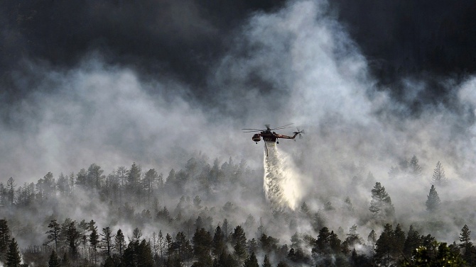 Четири военни самолета участват в гасене на горски пожари в Хърватия 