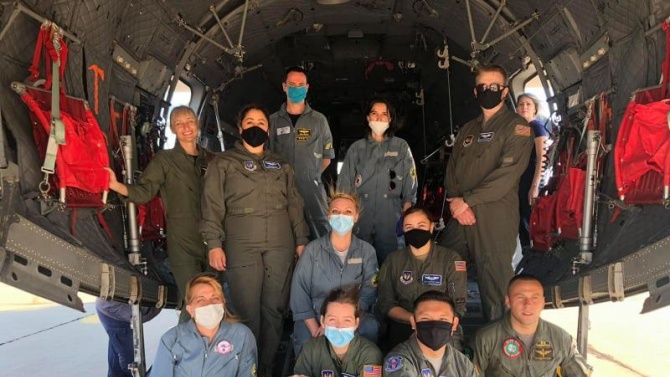 Екипи на ВМА „спасяваха” пациенти във въздуха