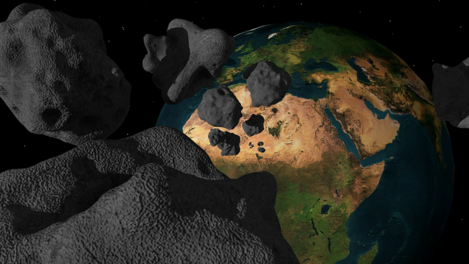 Астероиди са се приближили 80 пъти до Земята през август
