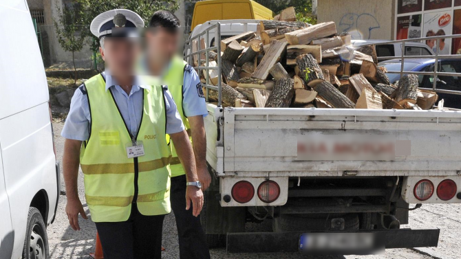 Хванаха товарен автомобил с незаконни 12 кубика дърва за огрев