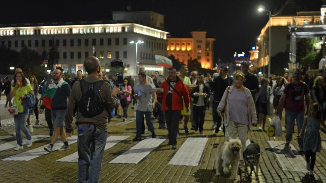 80-ти ден на антиправителствени протести в София