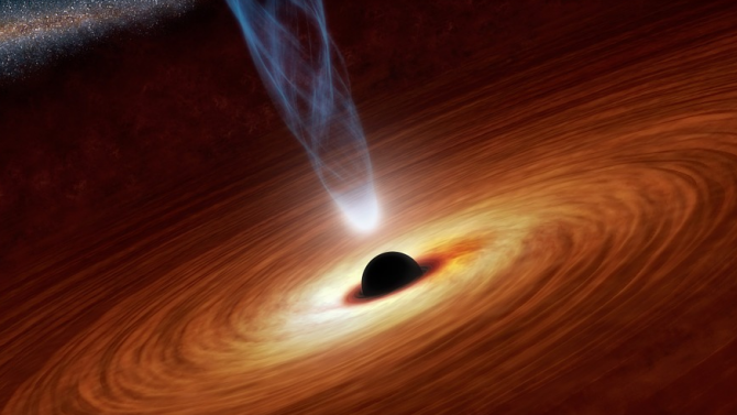 Астрономи откриха свръхмасивна черна дупка, "пленила" 6 галактики