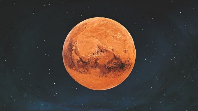 Марс се приближи рекордно до Земята 