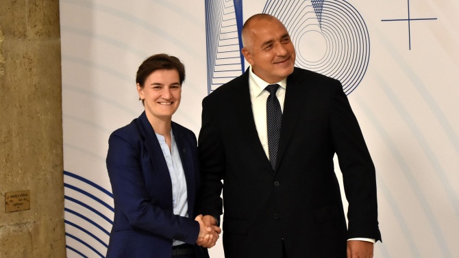 Премиерът Бойко Борисов поздрави Ана Бърнабич за преизбирането ѝ за министър-председател на Република Сърбия