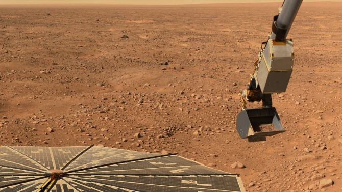 Марсоход откри следи от древно "меганаводнение" на Червената планета