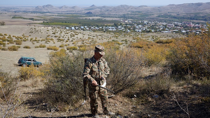 Мина уби руски офицер в Нагорни Карабах