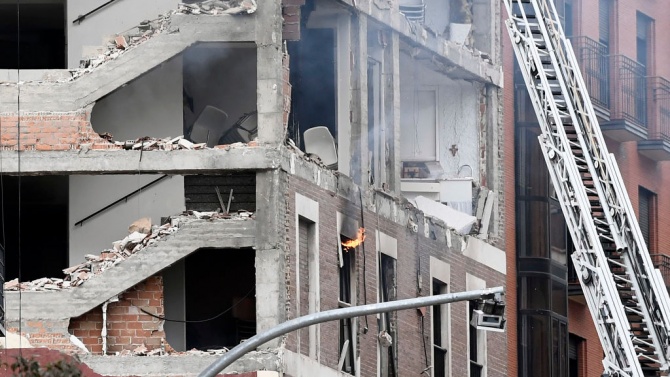 Мощна експлозия разтърси центъра на Мадрид
