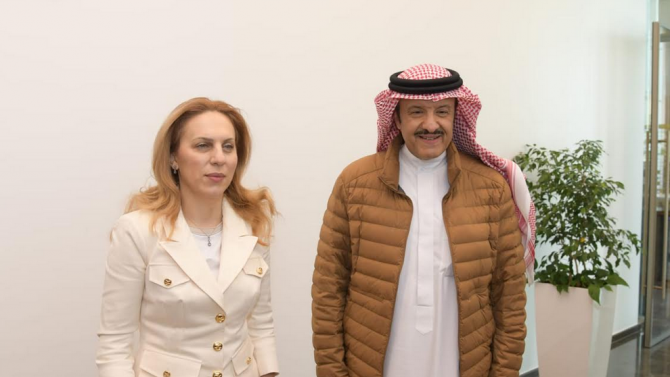 Марияна Николова се срещна с първия летял в космоса поданик на Саудитска Арабия