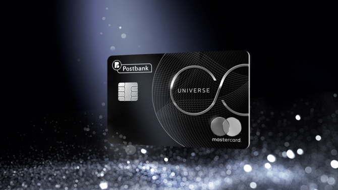 Пощенска банка предлага първата в България  Mastercard UNIVERSE метална кредитна карта