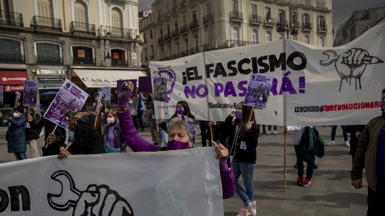 Испанските жени отбелязаха 8 март с протести