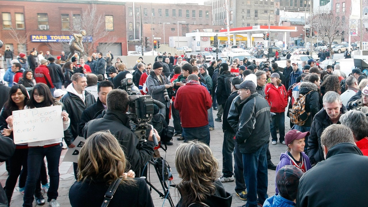 Протест в Монреал срещу наложените противоепидемични мерки