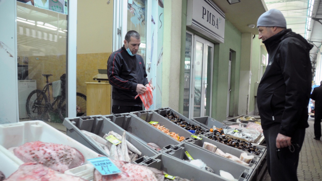 Калканът на рибния пазар в Бургас поевтиня