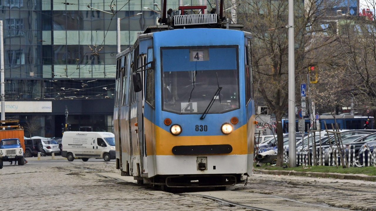 В София временно променят движението на трамвайна линия номер 6