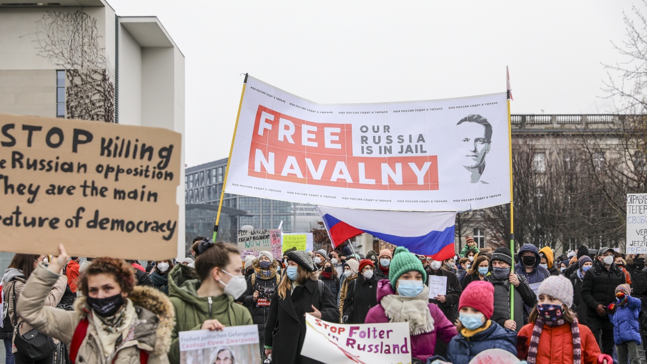 Кремъл предупреди руснаците да не излизат на масови протести в подкрепа на Навални