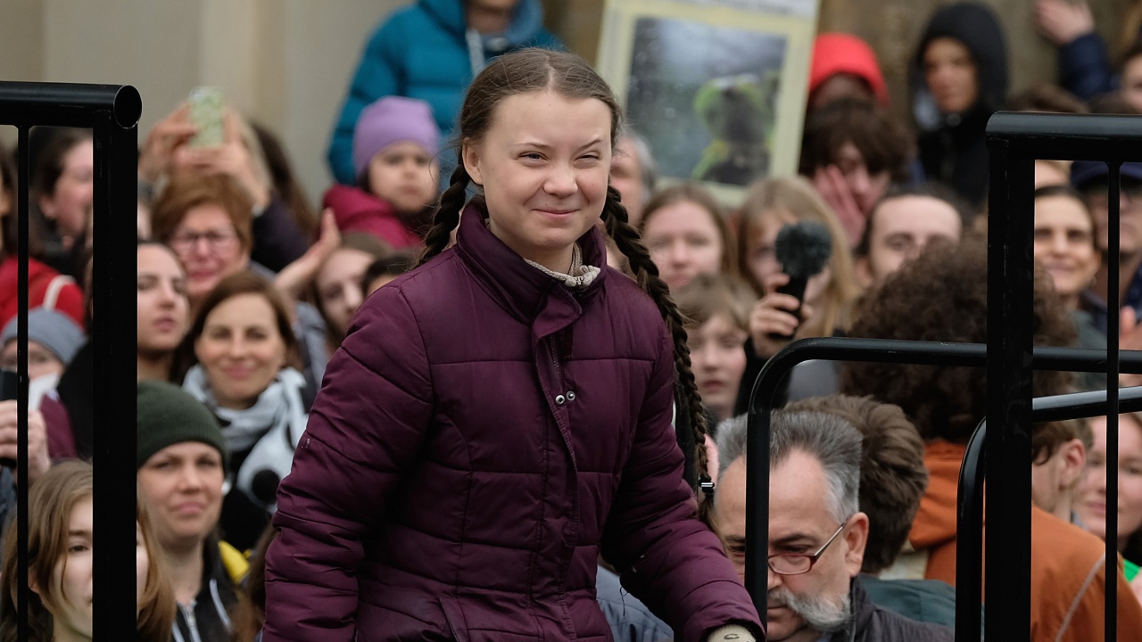 Грета Тунберг превръща борбата си в защита на климата в мисията на своя живот