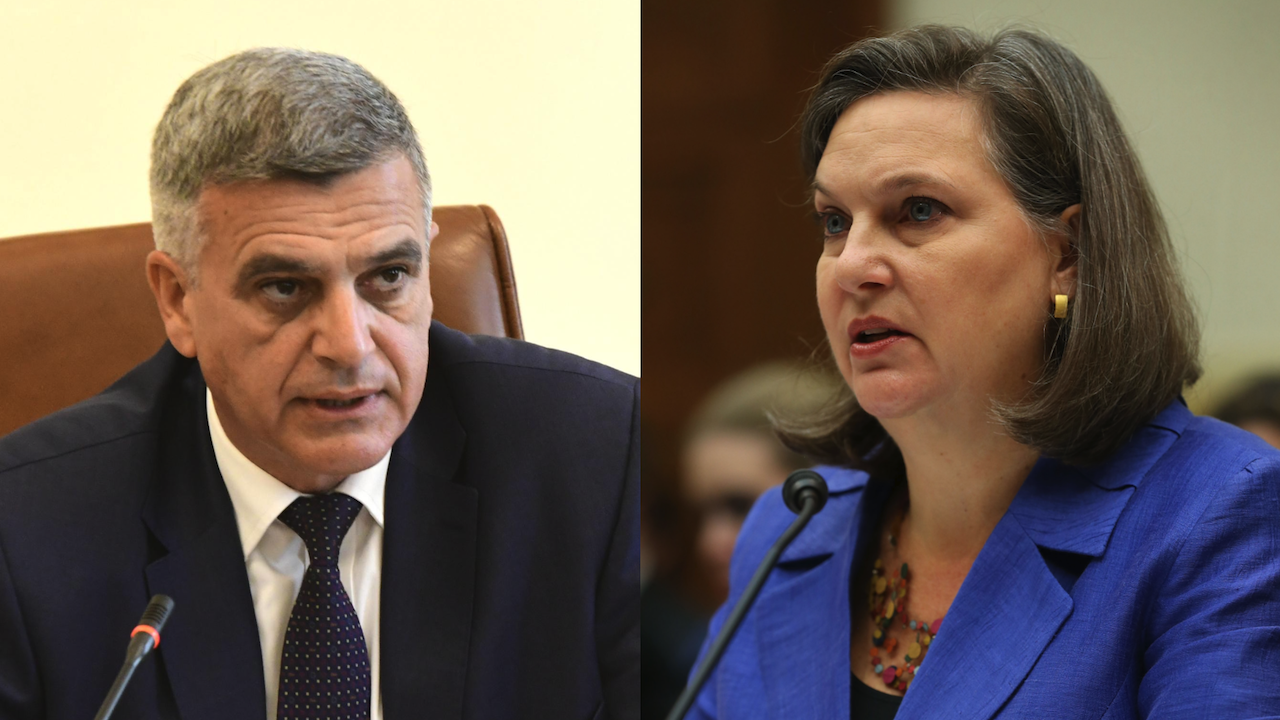 Премиерът Стефан Янев се чу с Виктория Нюланд, обсъдиха наложените санкции на българи