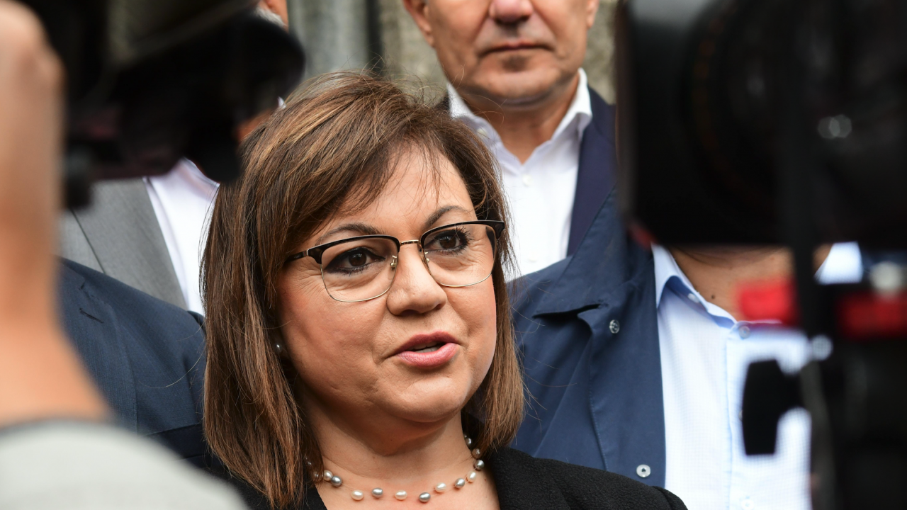 Нинова след регистрацията на БСП за изборите: Тръгваме с увереност, че промяната ще стане