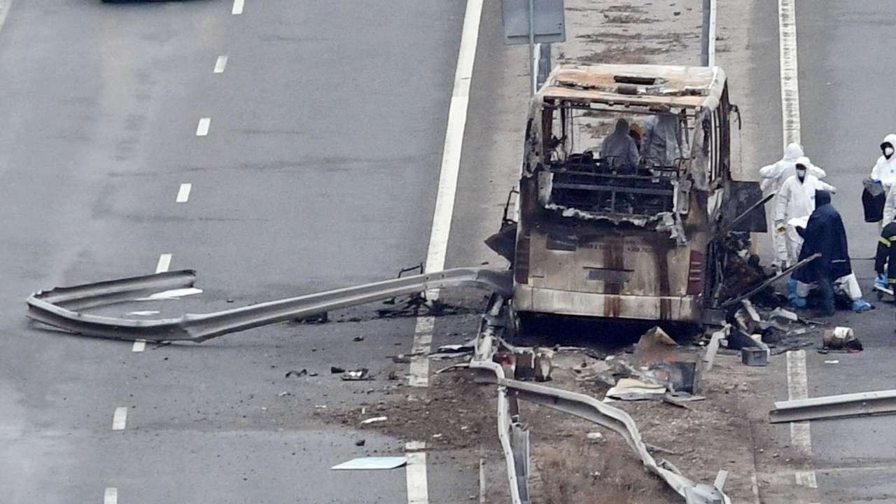 Оливер Спасовски: Не е имало туби с бензин в автобуса, изгорял на АМ "Струма"