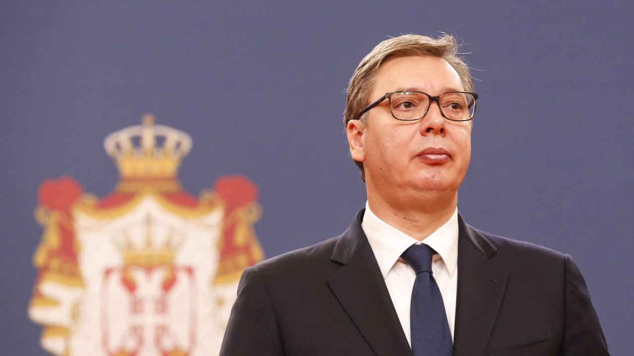 Сръбският президент и председател на управляващата партия Александър ВучичАлександър Вучич