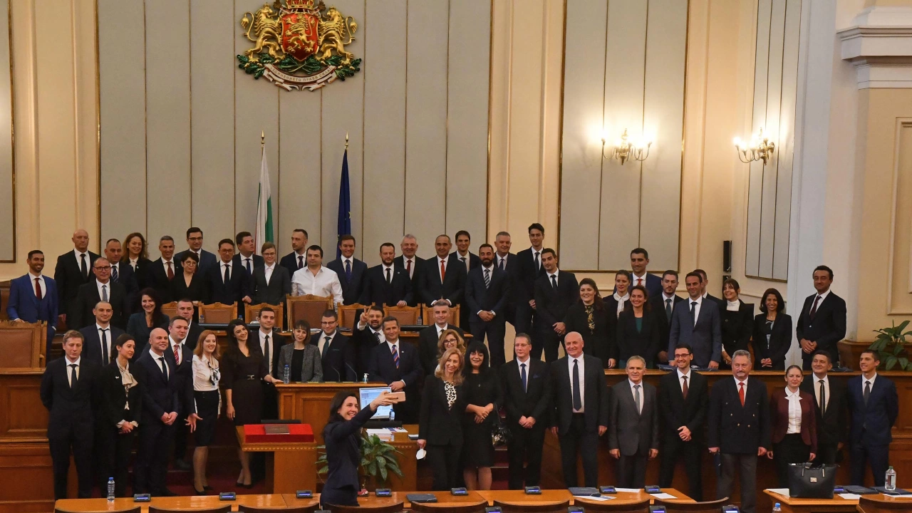 Подписването на коалиционното споразумение между Продължаваме промяната Демократична България