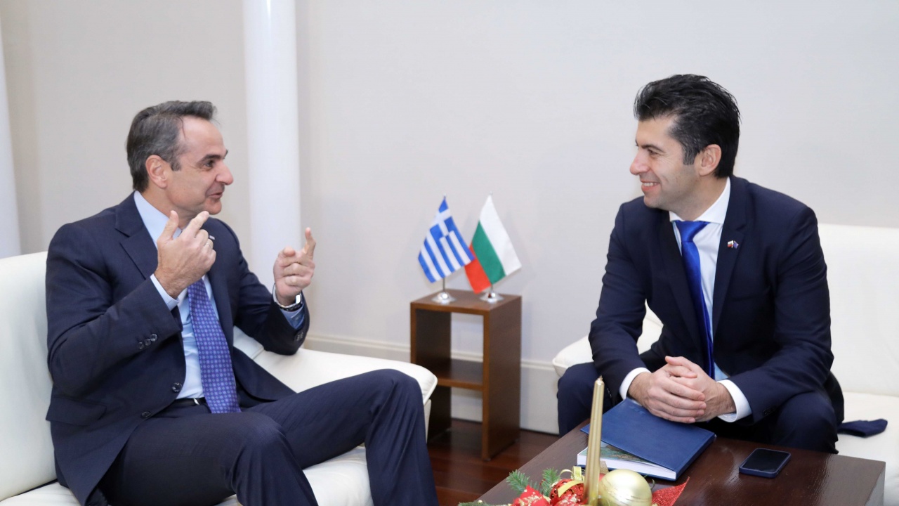 Срещата Петков-Мицотакис: България и Гърция работят по енергийни и инфраструктурни проекти