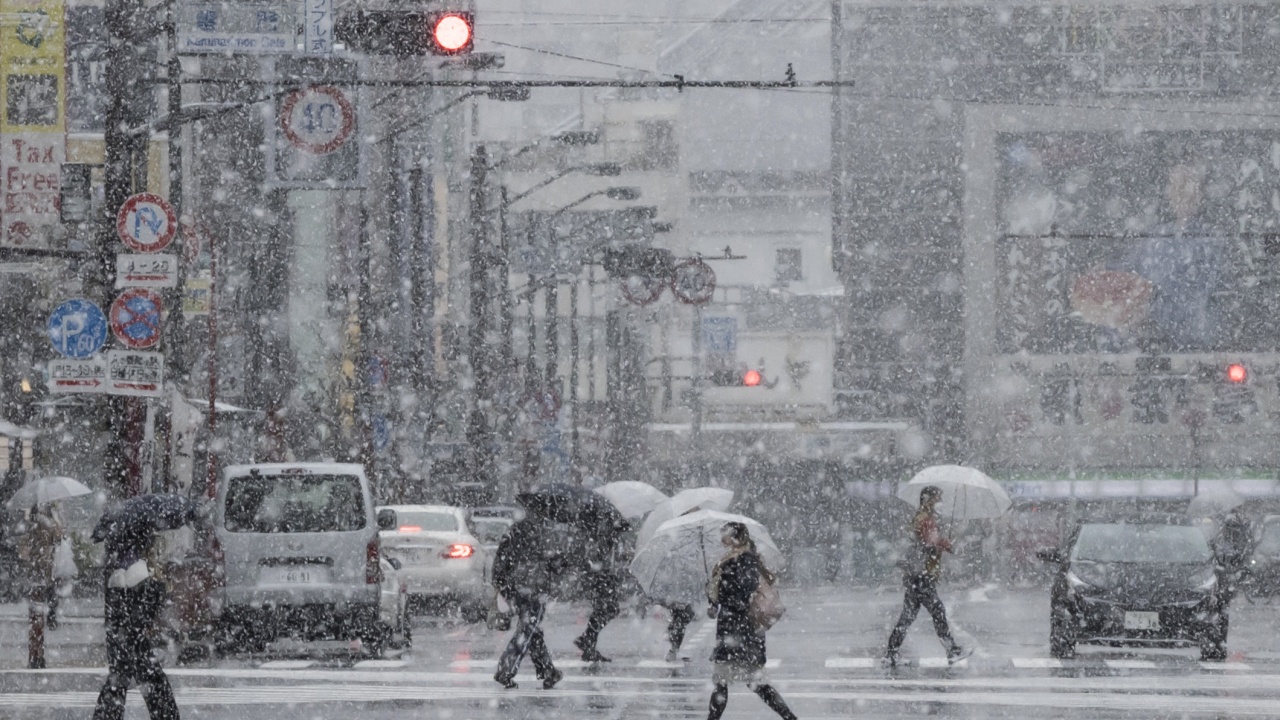 Част от Япония блокирана от обилен снеговалеж