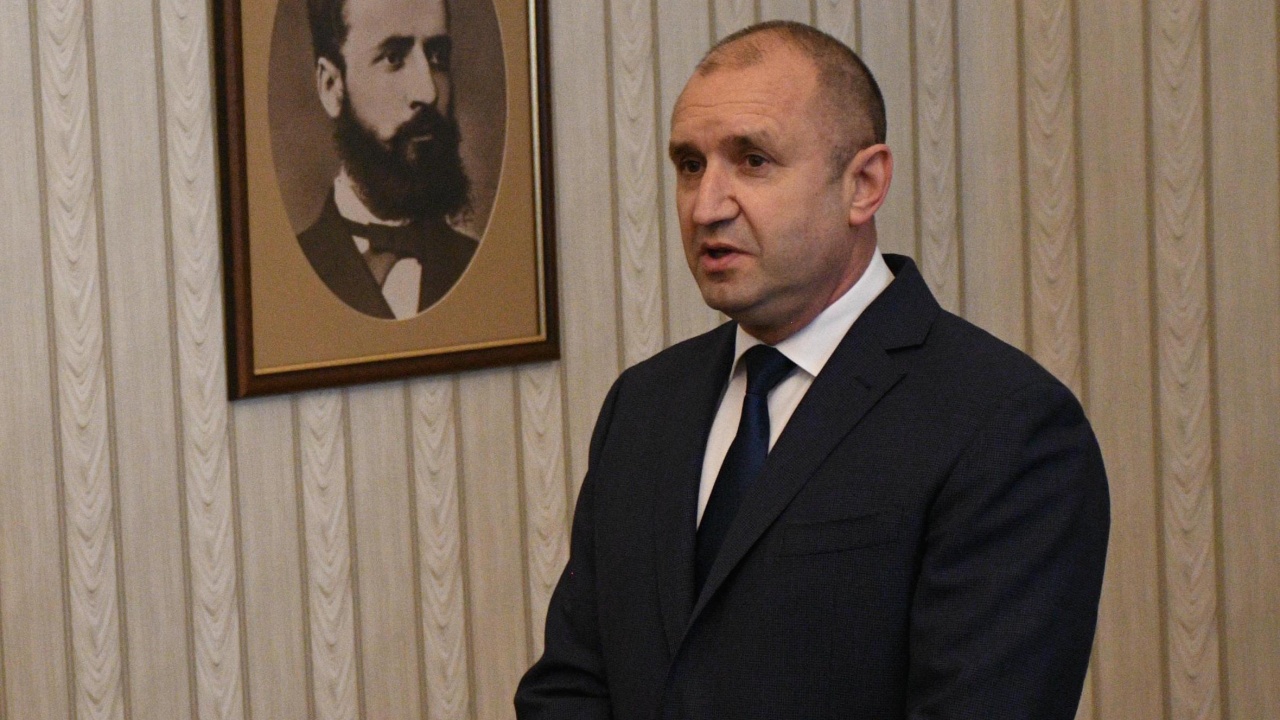 Президентът Румен Радев изразява съболезнования по повод кончината на председателя на ЕП Давид Сасоли