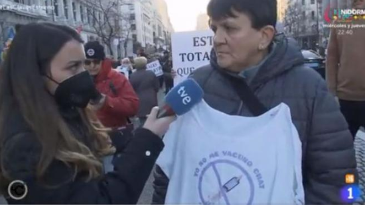 Репортерката от испанския телевизионен канал TVE набра широко популярност в