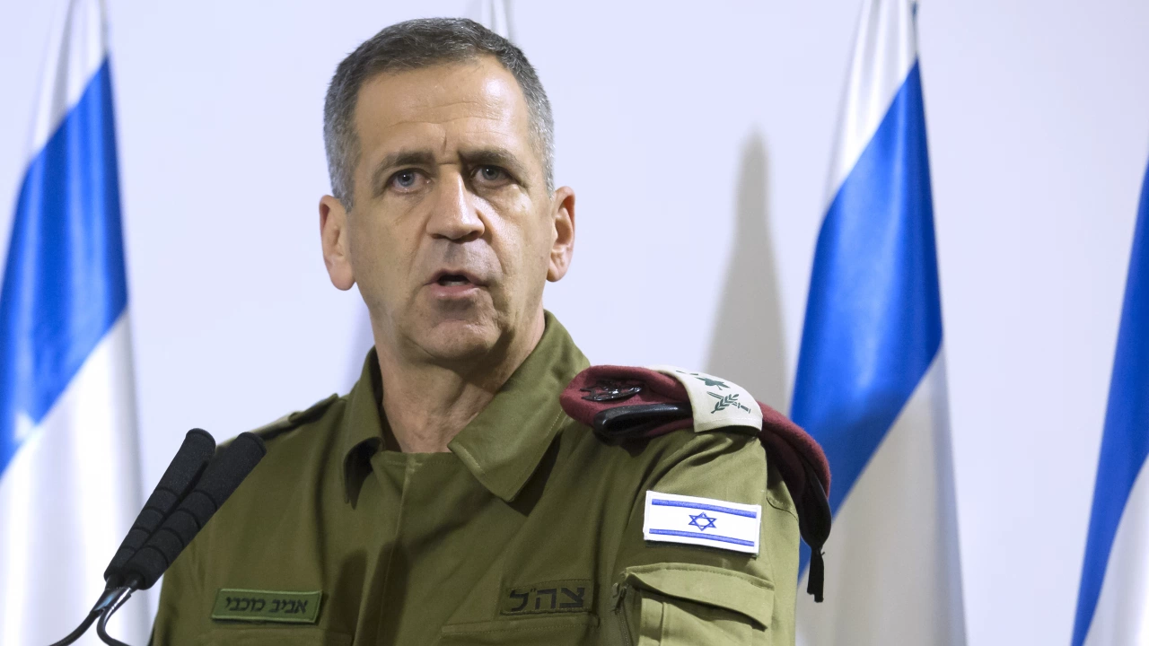Началникът на Генералния щаб ГЩ на израелските въоръжени сили ЦАХАЛ