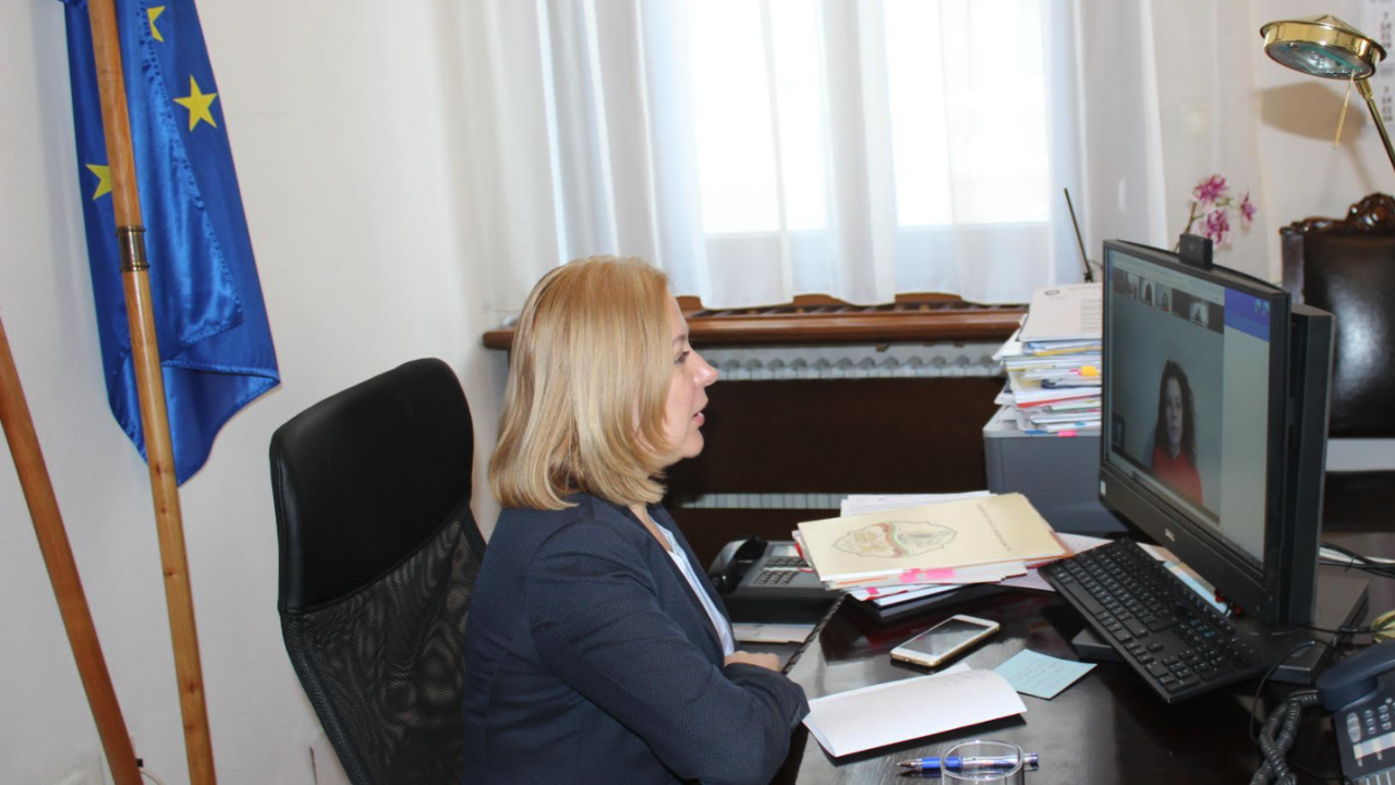 Министър Йорданова се срещна онлайн с Асоциацията на съдиите по вписванията