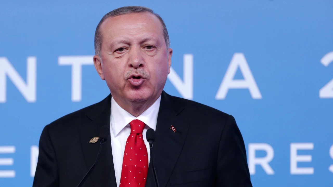 Турският президент Реджеп Тайип Ердоган който преболедува COVID 19 и вече