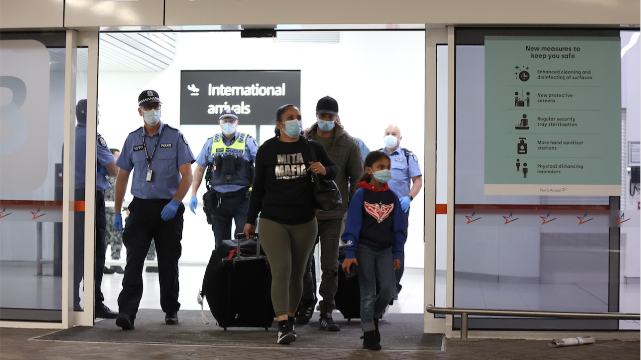  Австралия отвори изцяло границите си за имунизирани пасажери 