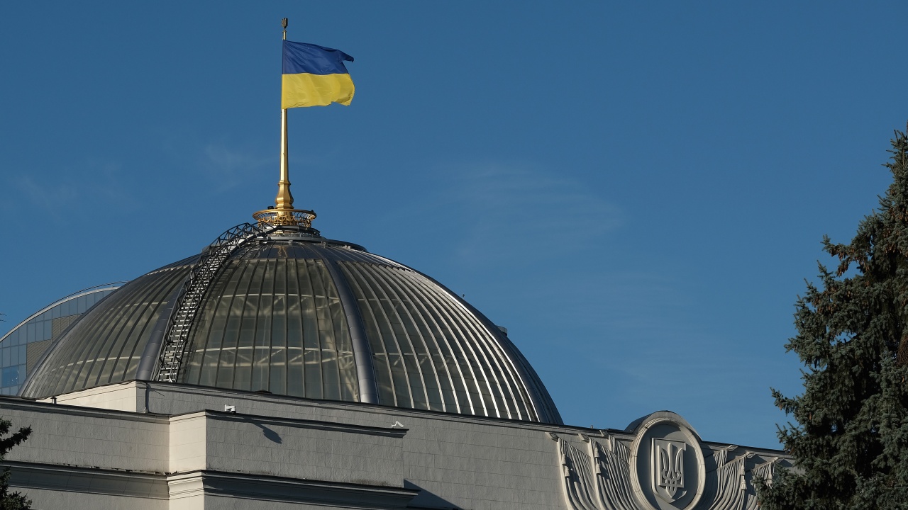  Акция на взаимност и поддръжка за Украйна се състоя пред посолството на Киев в София 