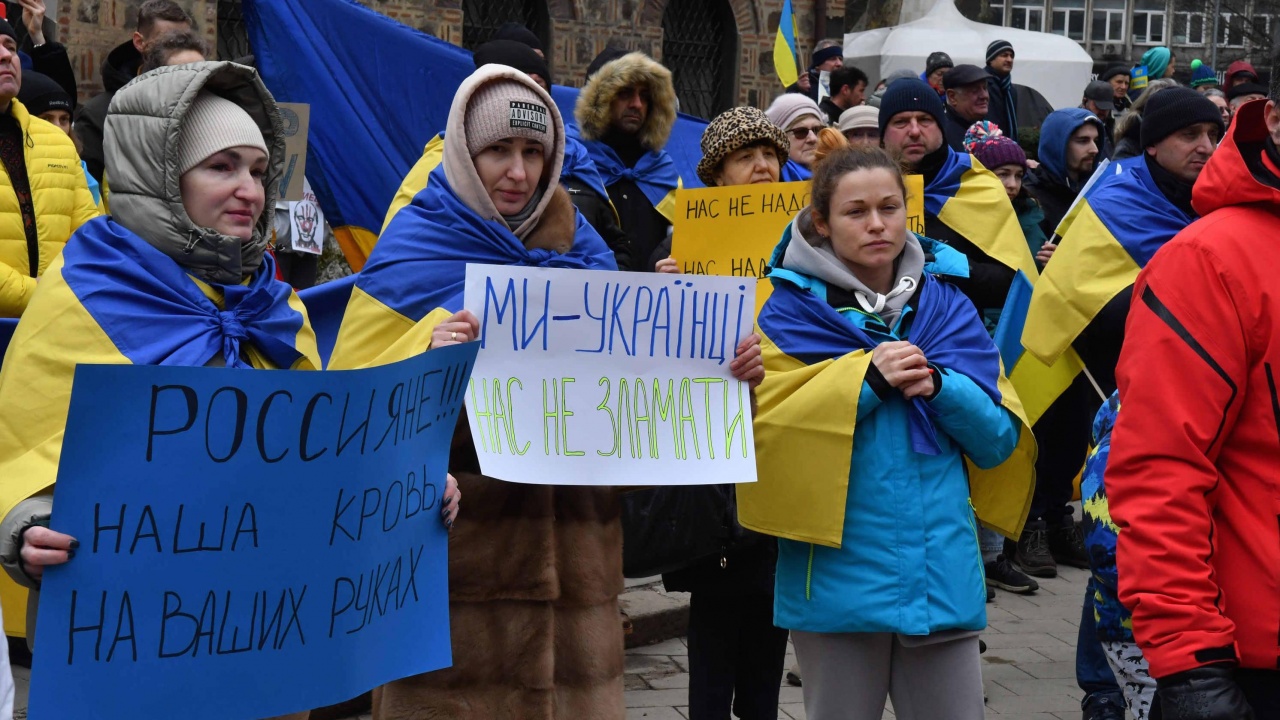 Привърженици на каузата за Украйна отбелязаха националния ни празник на