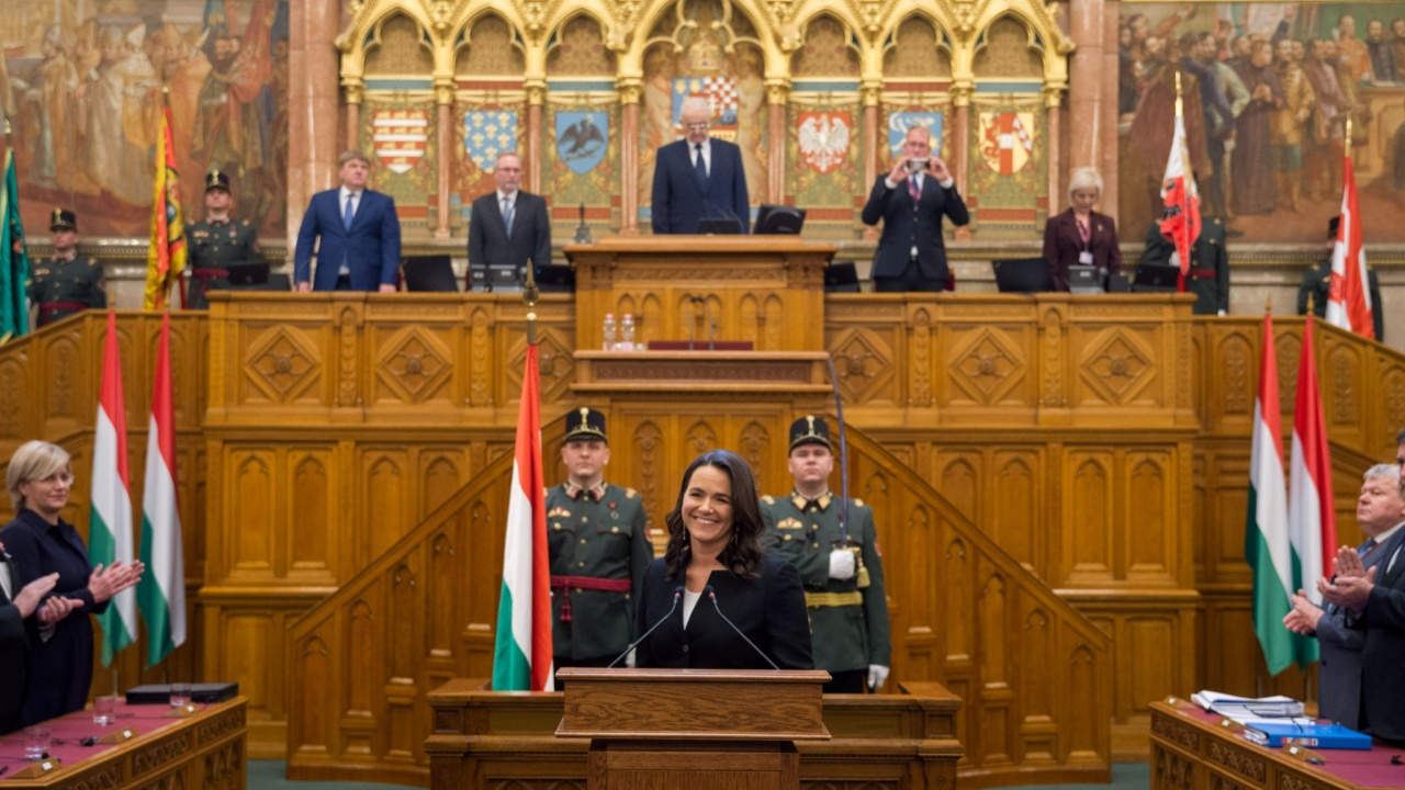 Каталин Новак е първата жена президент на Унгария