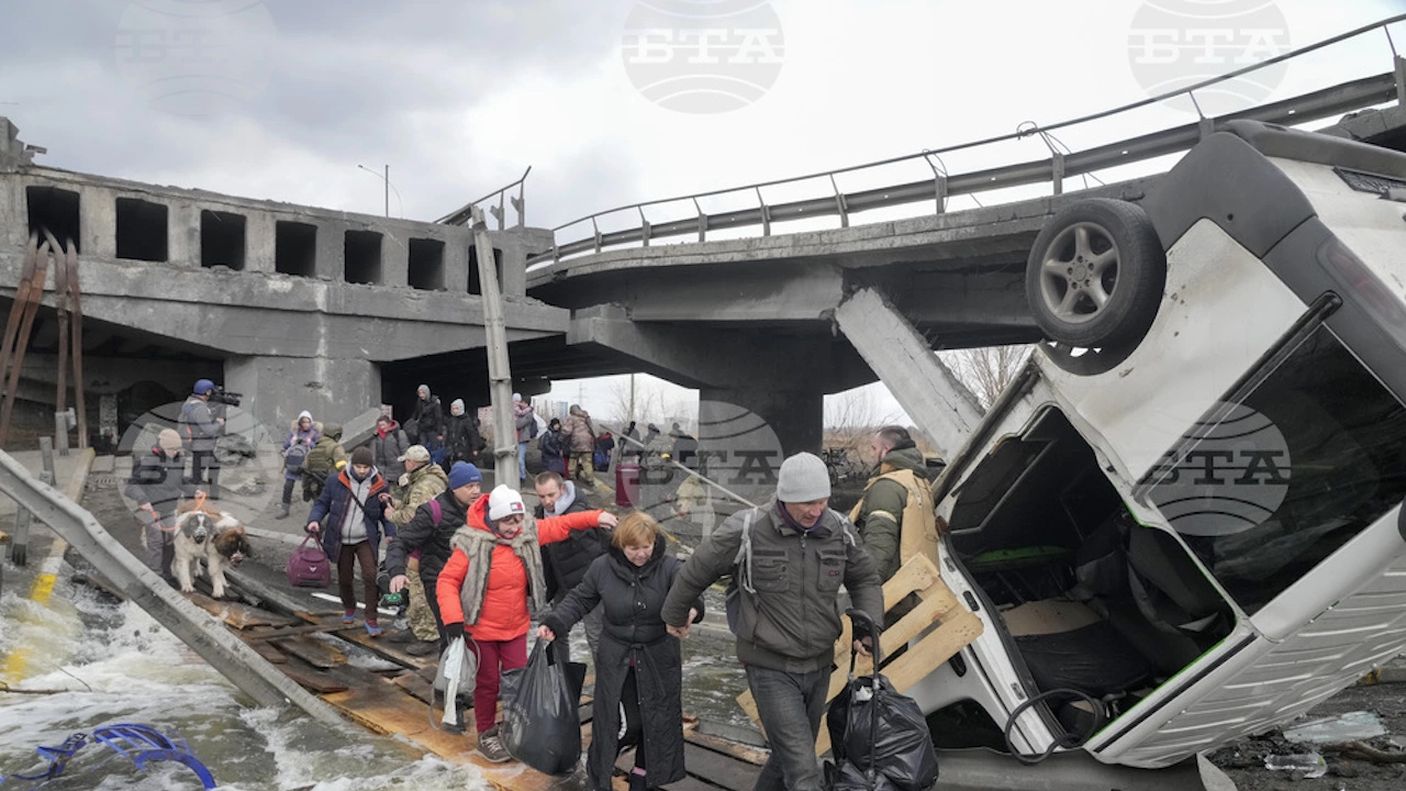 Руският обстрел възпрепятства евакуацията на цивилни граждани от Киев и
