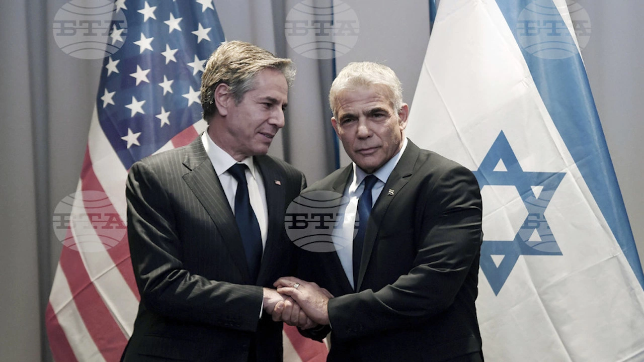 Държавният секретар на САЩ Антъни Блинкън и израелският външен министър