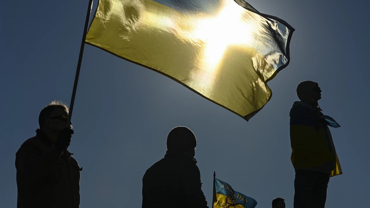 В южния украински град Херсон се състоя голям протест срещу